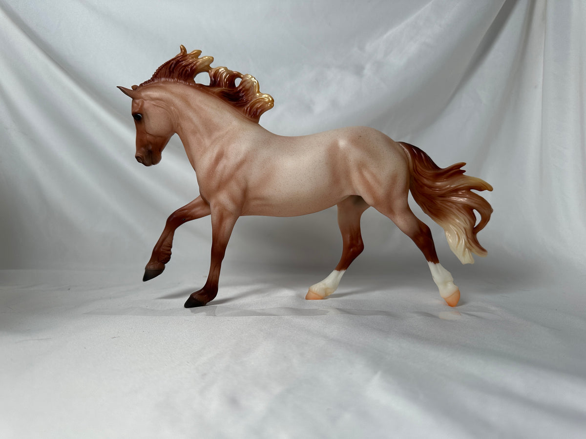 BreyerFest 2022 Special Run Rapunzel Strawberry Roan Fjord Mare