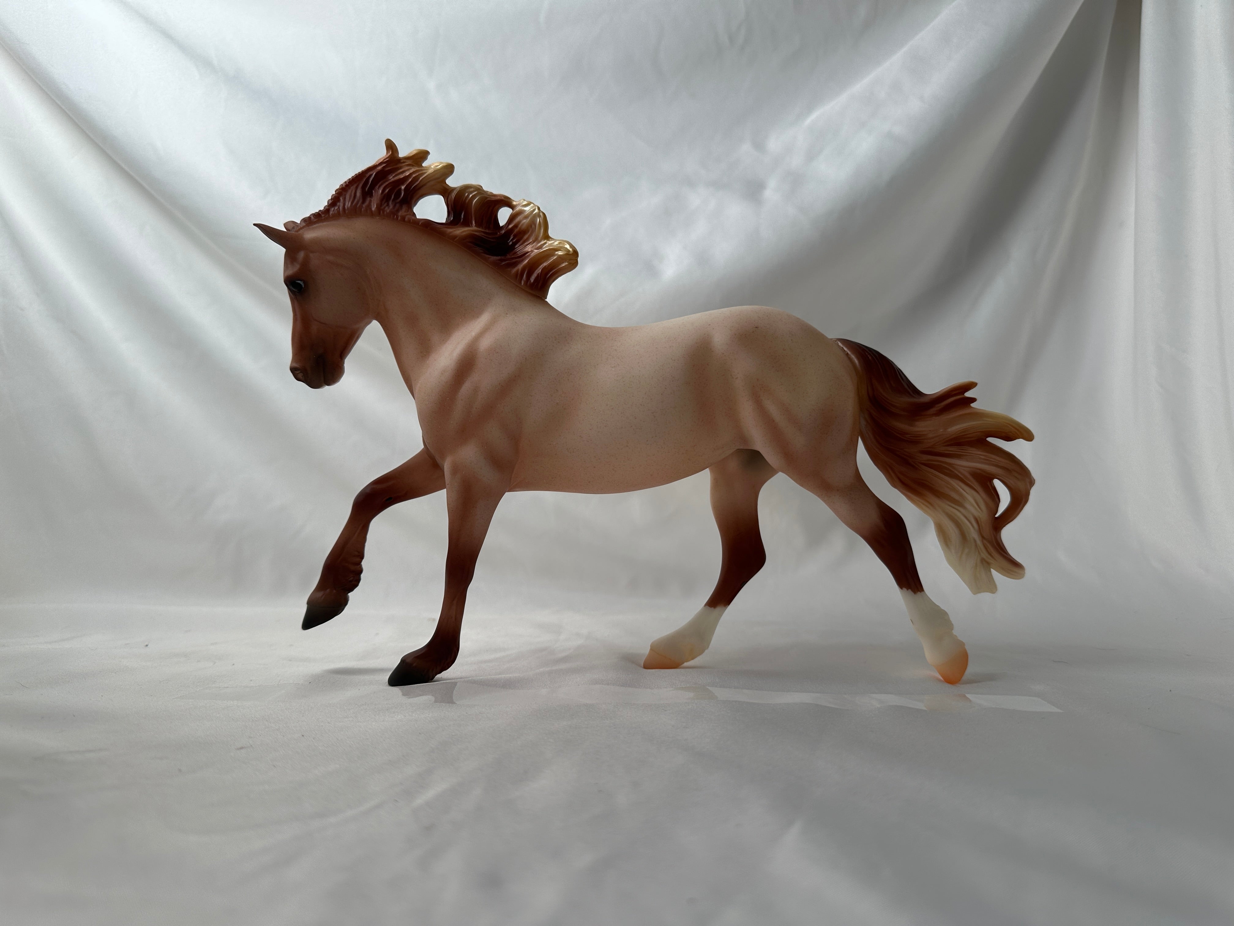 BreyerFest 2022 Special Run Rapunzel Strawberry Roan Fjord Mare