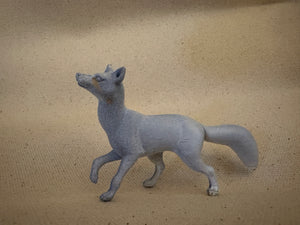 Oswin the Fox Blank Canvas-Grey and primed