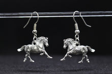 Load image into Gallery viewer, Welsh Cob Pewter Earrings