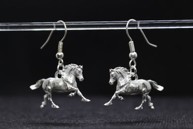 Welsh Cob Pewter Earrings
