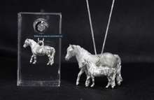 Load image into Gallery viewer, Exmoor Pewter Pendant Necklace